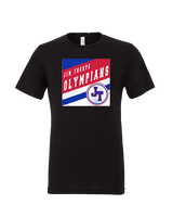 Jim Thorpe Football Square - Tri-Blend Shirt