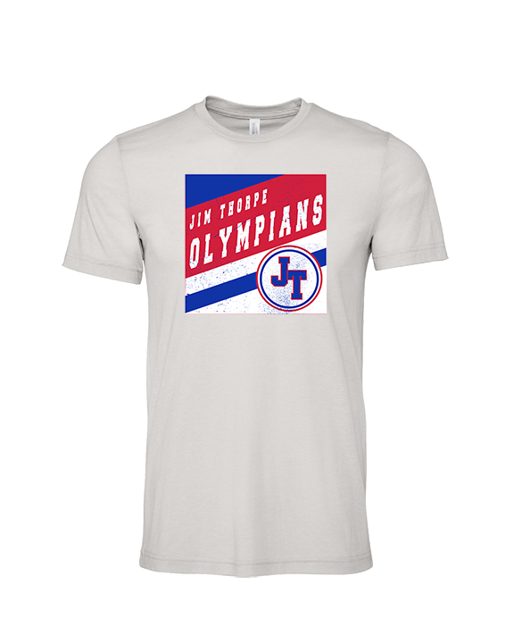 Jim Thorpe Football Square - Tri-Blend Shirt