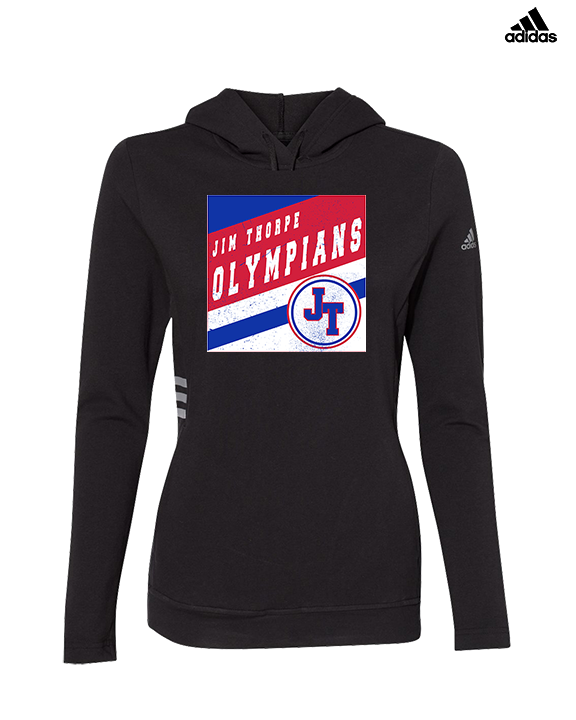 Jim Thorpe Football Square - Womens Adidas Hoodie