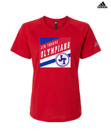 Jim Thorpe Football Square - Womens Adidas Performance Shirt