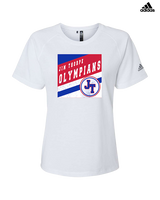 Jim Thorpe Football Square - Womens Adidas Performance Shirt