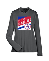Jim Thorpe Football Square - Womens Performance Longsleeve