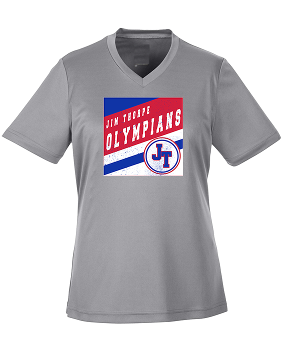 Jim Thorpe Football Square - Womens Performance Shirt