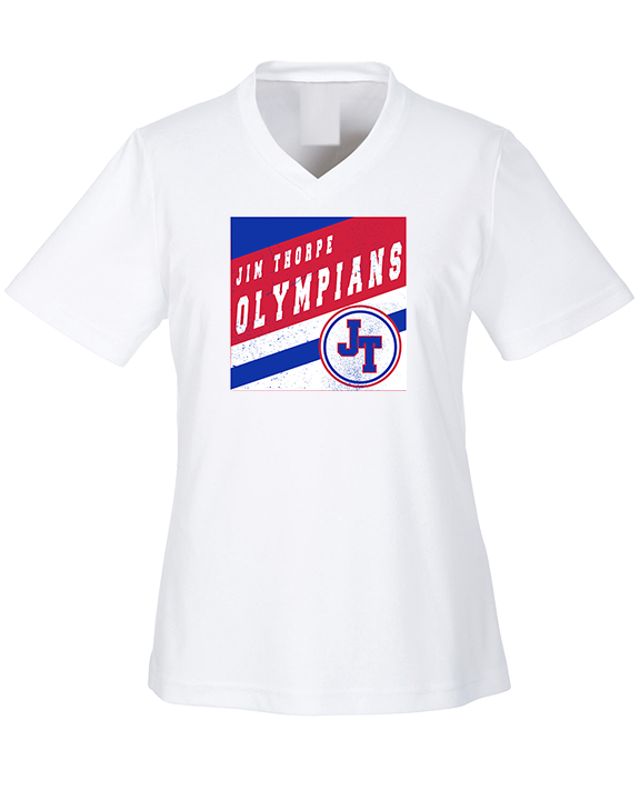 Jim Thorpe Football Square - Womens Performance Shirt