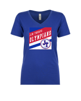 Jim Thorpe Football Square - Womens Vneck