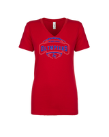 Jim Thorpe Football Toss - Womens Vneck