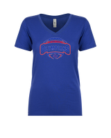 Jim Thorpe Football Toss - Womens Vneck