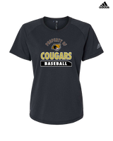 John F. Kennedy HS Baseball Property - Womens Adidas Performance Shirt