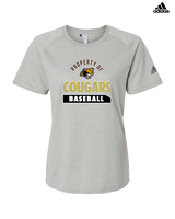John F. Kennedy HS Baseball Property - Womens Adidas Performance Shirt