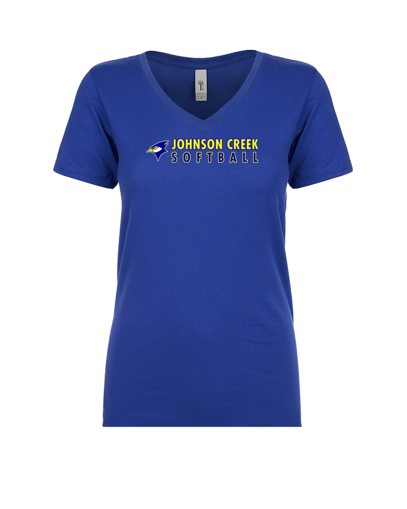 Johnson Creek HS Softball Basic - Womens V-Neck