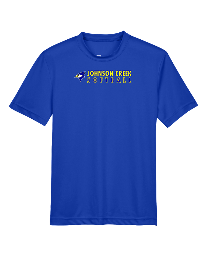 Johnson Creek HS Softball Basic - Youth Performance T-Shirt