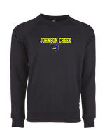 Johnson Creek HS Softball Block - Crewneck Sweatshirt