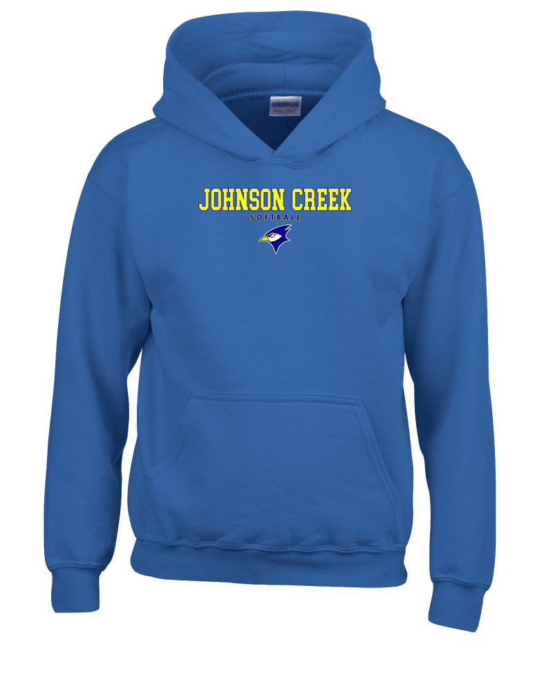 Johnson Creek HS Softball Block - Cotton Hoodie