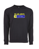 Johnson Creek HS Softball Pennant - Crewneck Sweatshirt