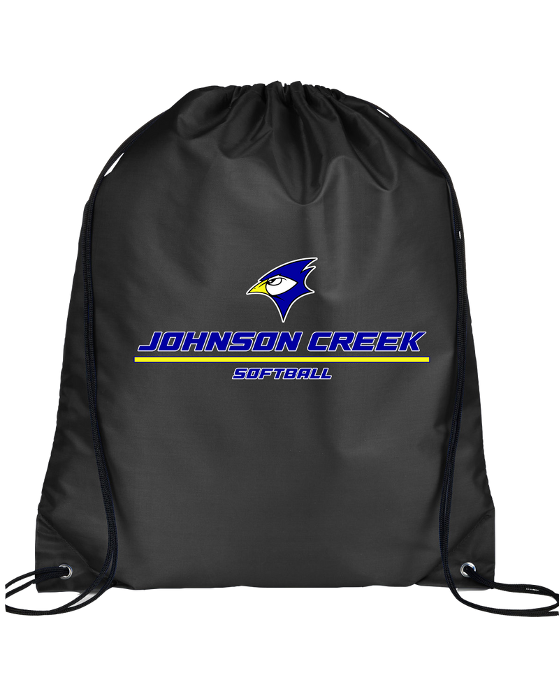 Johnson Creek HS Softball Split - Drawstring Bag