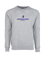 Johnson Creek HS Softball Split - Crewneck Sweatshirt