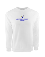 Johnson Creek HS Softball Split - Crewneck Sweatshirt