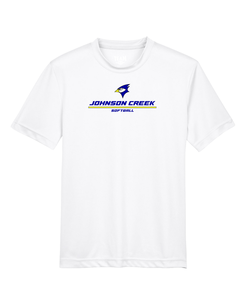 Johnson Creek HS Softball Split - Youth Performance T-Shirt