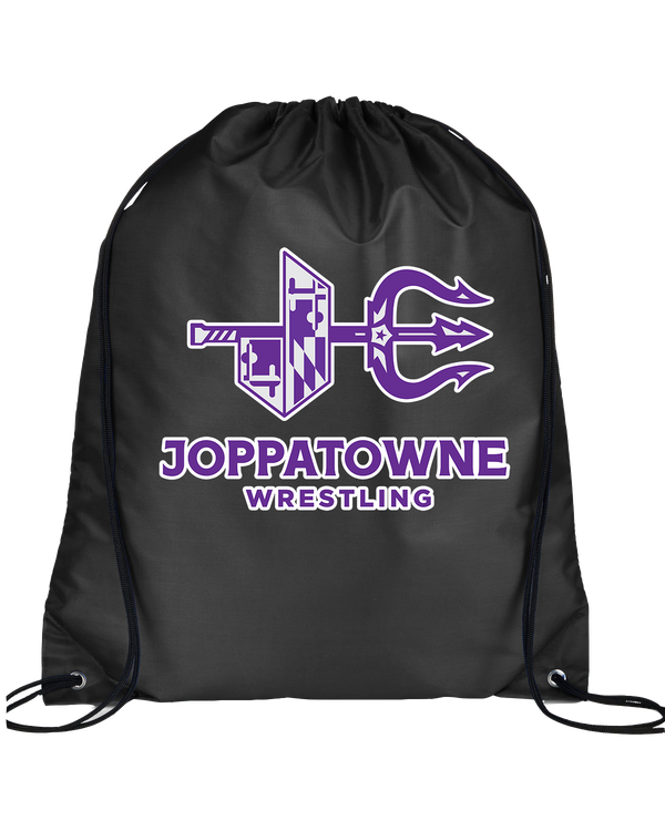 Joppatowne HS Wrestling Logo - Drawstring Bag