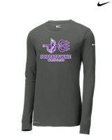 Joppatowne HS Wrestling Logo - Nike Dri-Fit Poly Long Sleeve