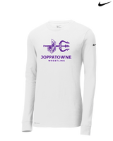 Joppatowne HS Wrestling Logo - Nike Dri-Fit Poly Long Sleeve