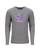 Joppatowne HS Wrestling Logo - Tri Blend Long Sleeve