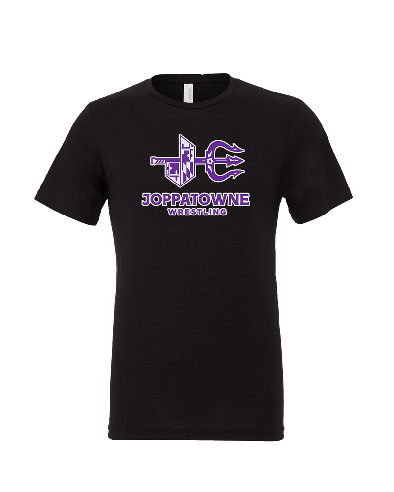 Joppatowne HS Wrestling Logo - Mens Tri Blend Shirt