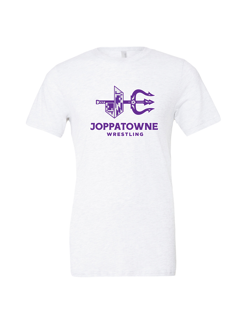 Joppatowne HS Wrestling Logo - Mens Tri Blend Shirt
