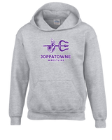 Joppatowne HS Wrestling Logo - Cotton Hoodie