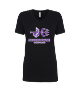 Joppatowne HS Wrestling Logo - Womens V-Neck