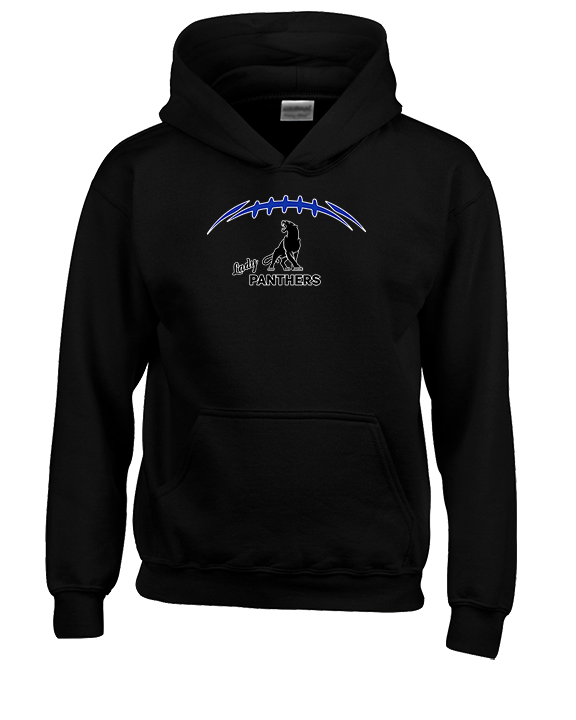 Jordan HS Girls Flag Football Laces - Unisex Hoodie