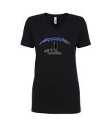 Jordan HS Girls Flag Football Laces - Womens V-Neck