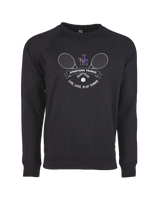 Jurupa Hills HS Play Tennis - Crewneck Sweatshirt