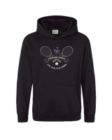 Jurupa Hills HS Play Tennis - Cotton Hoodie