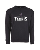 Jurupa Hills HS Tennis Splatter - Crewneck Sweatshirt
