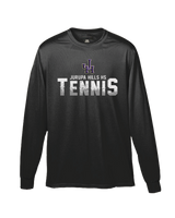 Jurupa Hills HS Tennis Splatter - Performance Long Sleeve