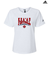 Kea'au HS Football Football - Womens Adidas Performance Shirt