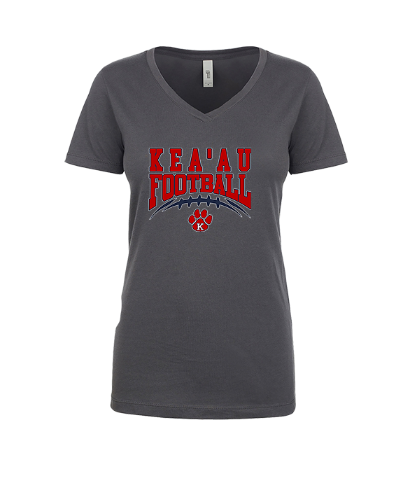 Kea'au HS Football Football - Womens Vneck