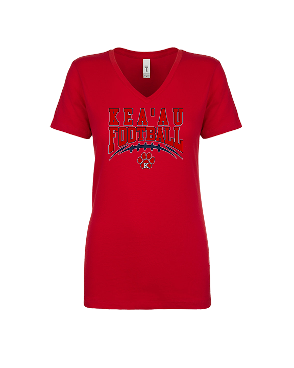 Kea'au HS Football Football - Womens Vneck