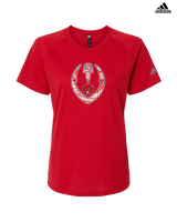 Kea'au HS Football Full Football - Womens Adidas Performance Shirt