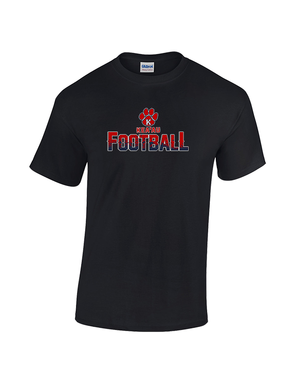 Kea'au HS Football Splatter - Cotton T-Shirt