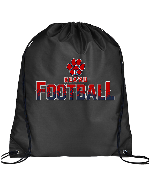 Kea'au HS Football Splatter - Drawstring Bag