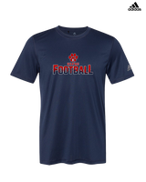 Kea'au HS Football Splatter - Mens Adidas Performance Shirt