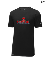 Kea'au HS Football Splatter - Mens Nike Cotton Poly Tee