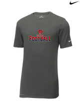 Kea'au HS Football Splatter - Mens Nike Cotton Poly Tee
