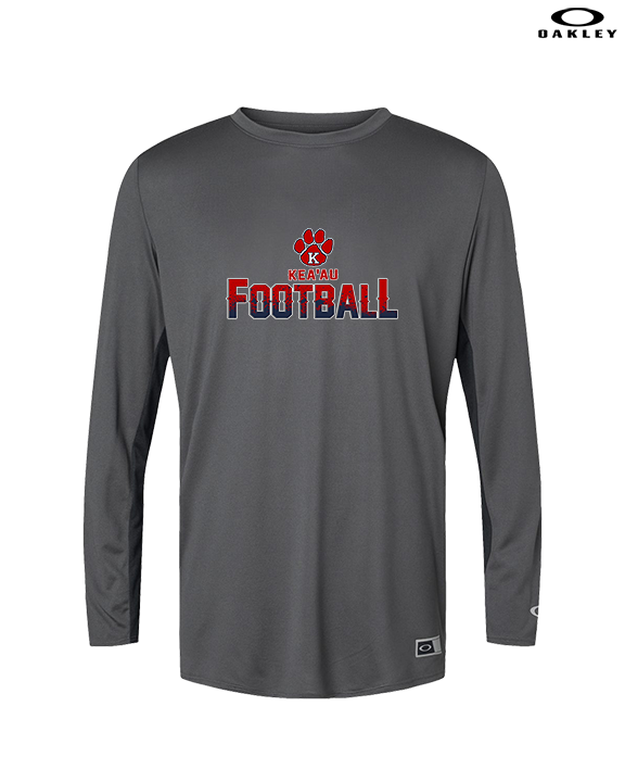 Kea'au HS Football Splatter - Mens Oakley Longsleeve