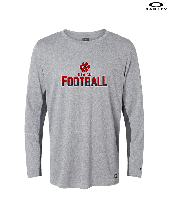 Kea'au HS Football Splatter - Mens Oakley Longsleeve