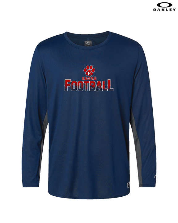 Kea'au HS Football Splatter - Mens Oakley Longsleeve