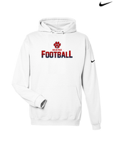 Kea'au HS Football Splatter - Nike Club Fleece Hoodie
