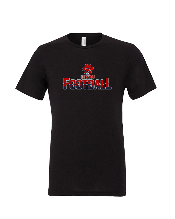 Kea'au HS Football Splatter - Tri - Blend Shirt